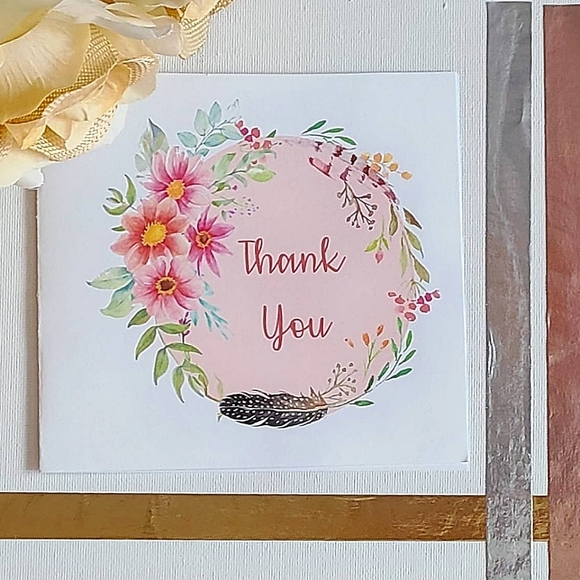Blank Thank You Cards (pack of 4) - Picture 5 of 5